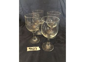 Wine Glasses. Set Of 4. (R)