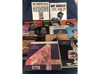 Lot Of 1960s Records Ray Charles, Slim Whitman, David Rose, Jim Reeves, Roger Williams, Billy Vaughn. (R)