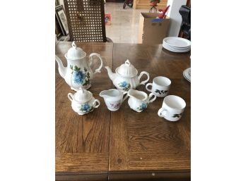 Mix Lot Of Tea And Coffee Serving Set With Cups