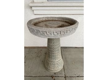 Elegant Stone Bird Bath