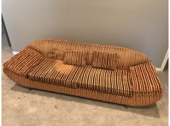 Throwback Vintage Mid Century Couch 94 Inches Wide By 34 Inches Deep, 14 Inch Seat Level     PF