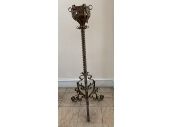 Tall Wrought Iron Plant Stand (Y)