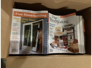 Huge Lot Of Fine Woodworking And Fine Homebuilding Magazines.