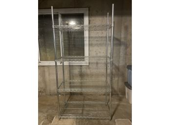 Durable Metal Storage Shelf. 36x18x73 Inch