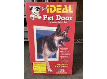 The Ideal Pet Door (large). 9 X 15 In. Flap Size.
