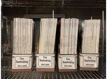 Huge Lot Of 1984-1990 Fine Homebuilding/woodworking Magazines.
