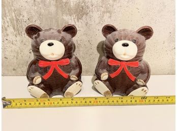 Lot Of Two Matching Ceramic Bears