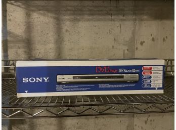 Sony DVD/CD Player In Silver Color. New In Box!