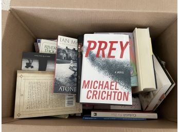 Unsearched Box Of Books, Contents Unknown!