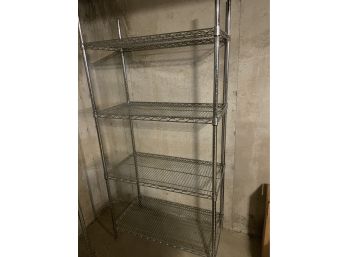 Ultra Durable Metal Storage With Adjustable Shelfs. 36x19x74