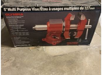 127 MM Industrial Multi Purpose Vise By Olympia. New In Box! Very Heavy!