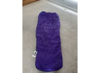Sierra Purple And Blue Sleeping Bag In Good Condition.