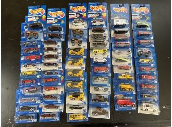 Lot Of Hot Wheels Collector Cars From 1991 To 1992. Collectors Numbers In Bottom Right Corner. New In Package