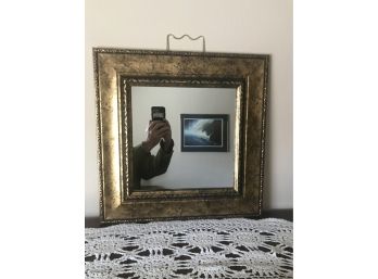 Lovely Ornate Wall Mirror, Approximately 19x19 Inches