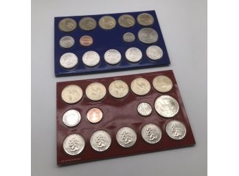 COINS, Two Year 2007 (Philadelphia And Denver) United States Mint Uncirculated Coin Sets.