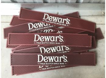 DEWARS Whisky Rubber Counter Protectors, Set Of 11