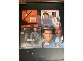 Lethal Weapon 2 And 3, US Marshall, Executive Decision, Laserdisc, Widescreen Edition.