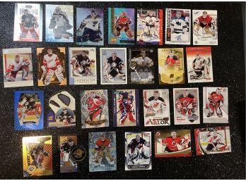 Collection Of Hockey Cards. Dominik Hasek, Martin Brodeur, Ryan Miller, Mike Dunham And More!