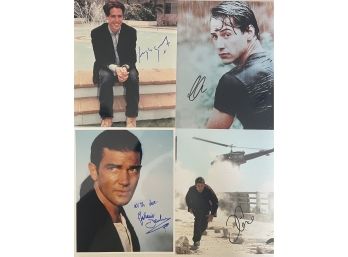 Hugh Grant, Keanu Reaves, Gregorio Cortez, Tom Cruise, Officially Licensed Autographed Celebrity Photograph