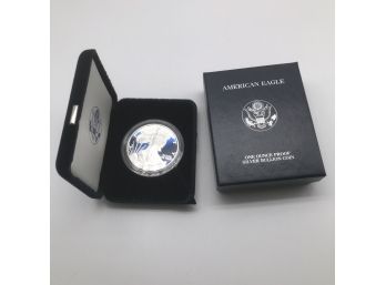 SILVER COIN-2006 American Eagle One Ounce Silver Proof Coin.