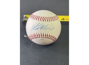 Mike Mastaca Autographed Baseball Sports Memorabilia