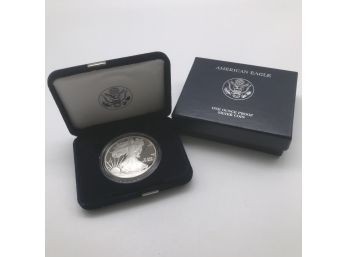 SILVER COIN-2008 American Eagle One Ounce Silver Proof Coin.