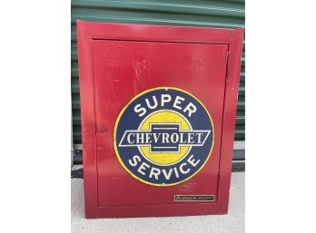 Super Chevrolet Service Metal Locker.