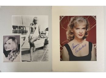 Autographed Celebrity Julie Christie, Autographed Celebrity Anna Francis