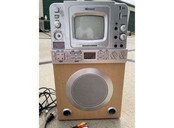 Memorex Karaoke Machine With CD Player And Screen Graphics