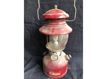 Vintage Coleman Lantern, With Broken Glass