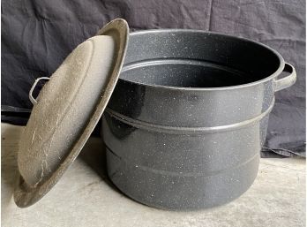 Large Camping Pot, Approximately 14x14x10 Inches.