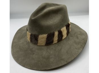FABULOUS Dorian Safari Hat With Animal Print Design