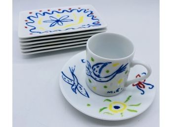 Hand Painted Tea Set By Maria Girona From Barcelona