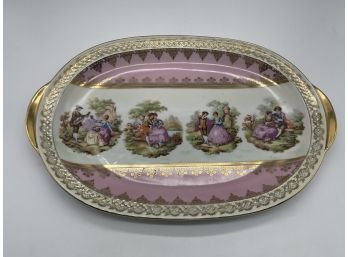 Bavaria Fragonard Gloria Fine Porcelain Serving Plate. Made In Germany.