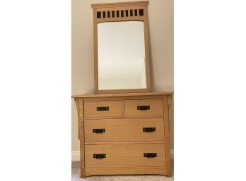 Beautiful Ragazzi Dresser And Mirror(Unattached). Two Small And Two Large Drawers.