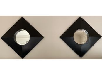 Charming Pair Of Wall Mirrors.