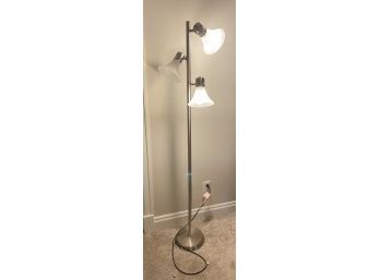 Standing, Adjustable Three Bulb Lamp, 64 Inches Tall