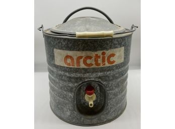 Vintage ARCTIC Insulated Cooler With Pourer