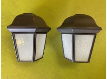 Two Beautiful Outdoor Light Covers, 5X5 Inches Each