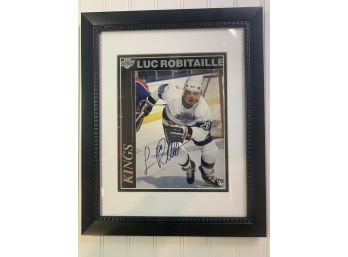 Luc Robitaille Signed Photograph Los Angeles Kings Authentic