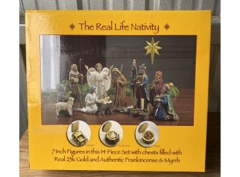 14 Piece Nativity Set In Unopened Box