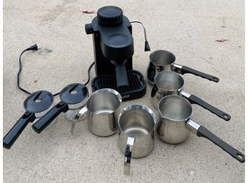 IMUSA Espresso Maker With Stainless Steel Pourers. It Works!