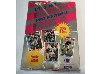 NFL Pacific Pro Football Player Cards In ORIGINAL Packaging. 1991.