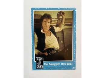 STAR WARS 30! The Smuggler, Han Solo---MAGNENT!!! 2007, Topps.