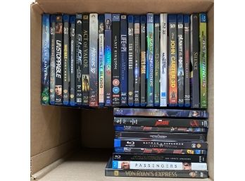 Large Collection Of DVD And Blue Ray Movies! Includes Lots Of MARVEL And DC Movies