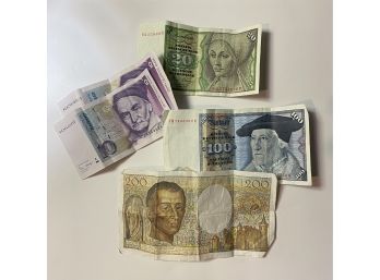 Foreign Currency, Paper Money From Various Countries