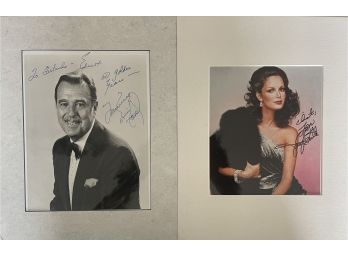 Autographed Celebrity Jaclyn Smith, Autographed Celebrity Errol Flynn