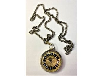Gorgeous Pocket Watch With Chain. Watch FAMOUS Brand, Antimagnetic.