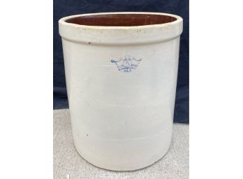 Large Crock With Detachable Lid, Approximately 12x12x14 Inches