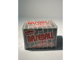 Baseball Logo Stickers And Trading Cards By Fleer 1989. Unopened!
